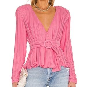 Lovers and Friends Henrietta Pink Top